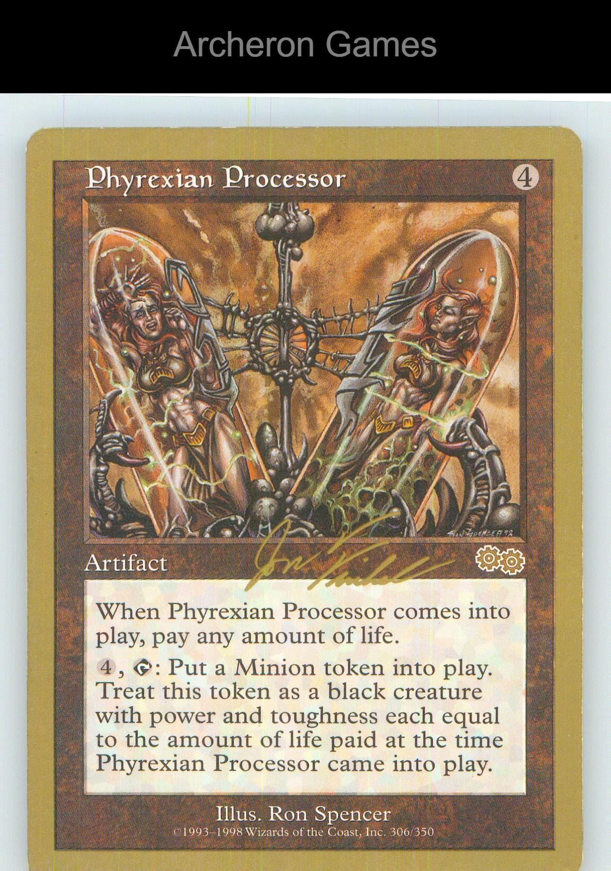 Phyrexian Processor - 2000 Jon Finkel (USG) Special MTG Card NM/EX+