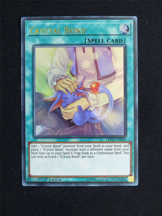 Crystal Bond LED2 Ultra Rare - 1st ed Yugioh Card #22R