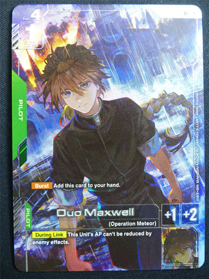Duo Maxwell GD01-090 R+ Alt Art Foil - Gundam Card #47A