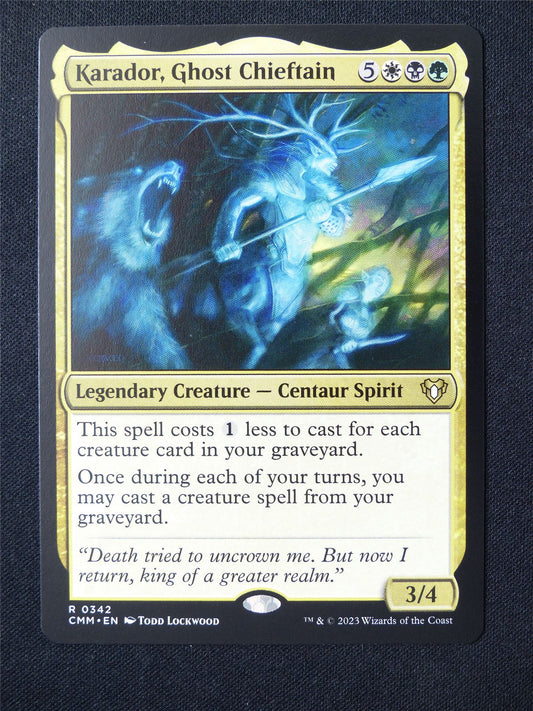 Karador Ghost Chieftain - CMM - Mtg Card #5EN