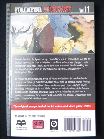 Full Metal Alchemist Volume 11 - Viz Media Manga #1AB