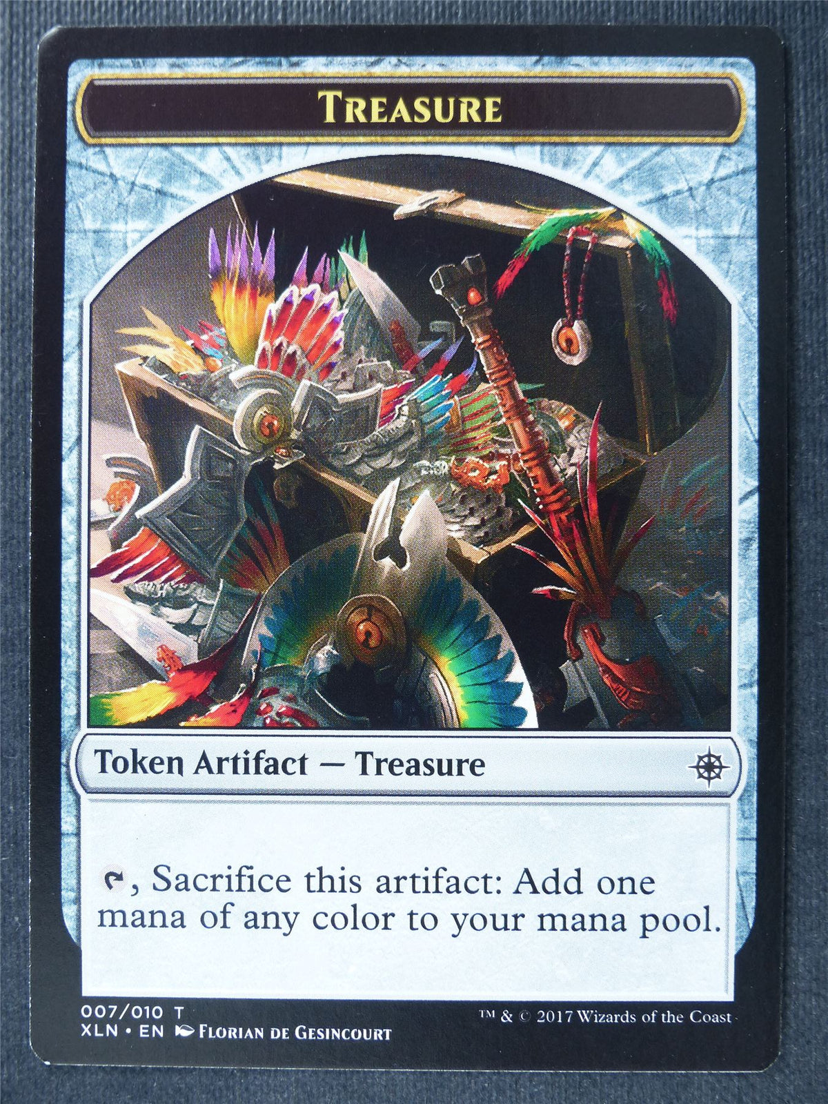 Treasure / Saproling Token - Mtg Card #1SI