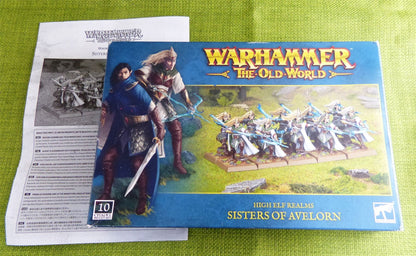 High Elf Realms - Sisters of Avelorn - assembled with box - Warhammer AoS 40k #GC