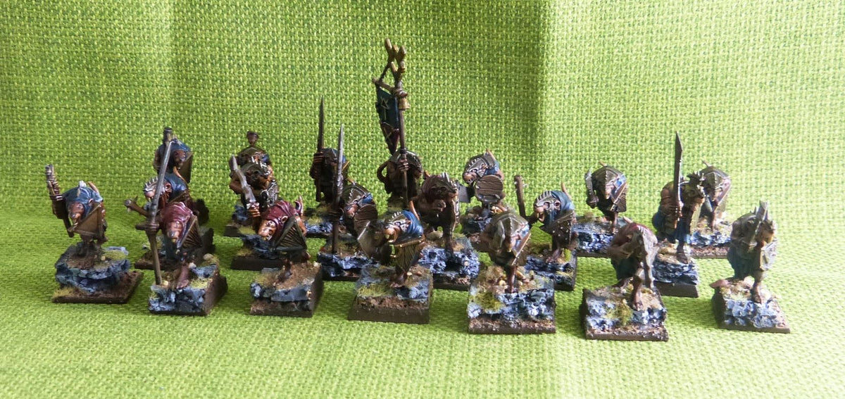 Skaven - Clan Rats - Painted x 20 - Warhammer AoS 40k #FK