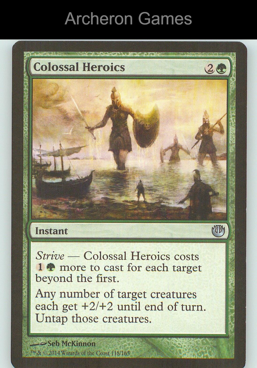 Colossal Heroics JOU 118 UC MTG Card NM/EX+