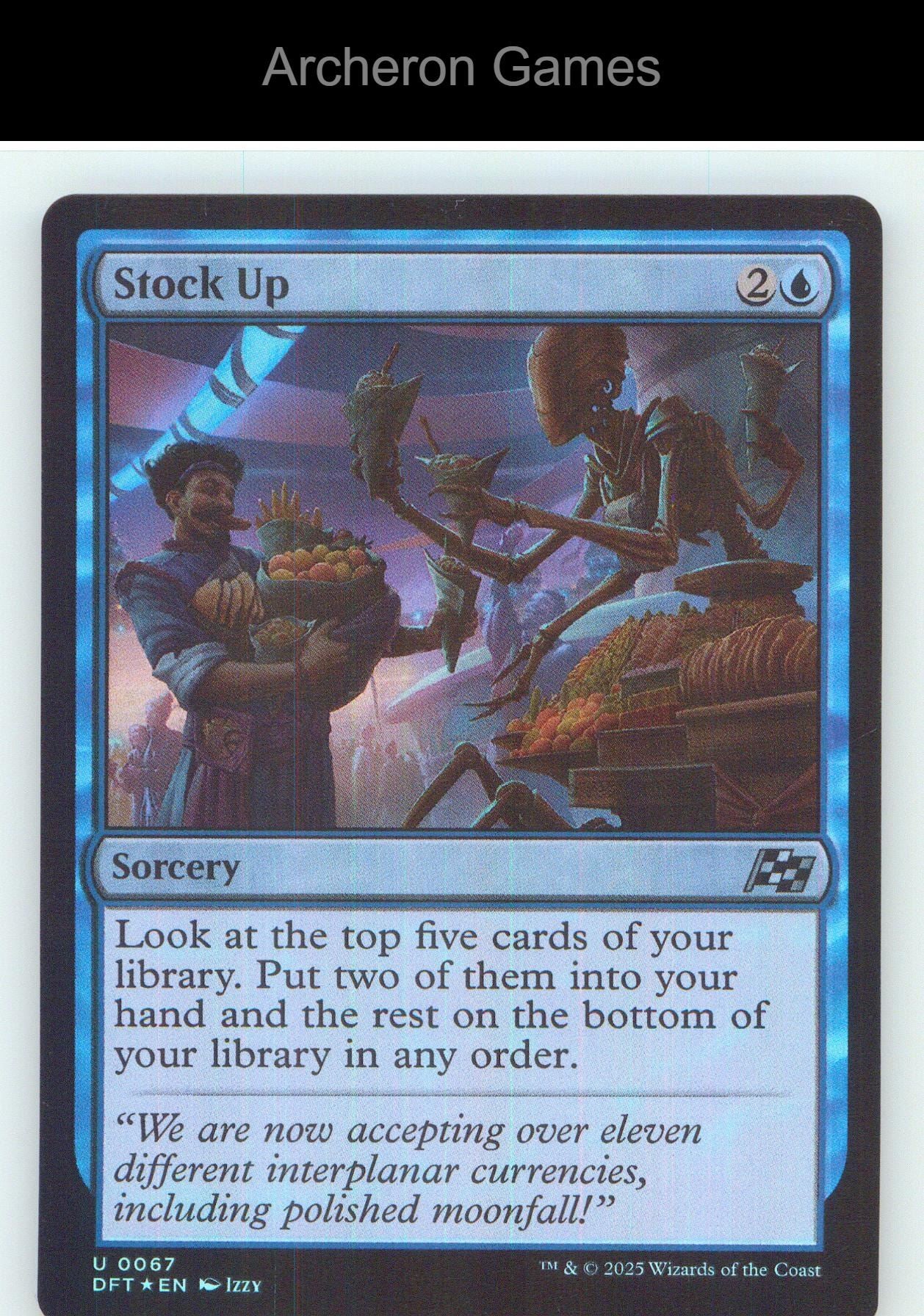 Stock Up DFT 67 UC MTG Card NM/EX+ Foil