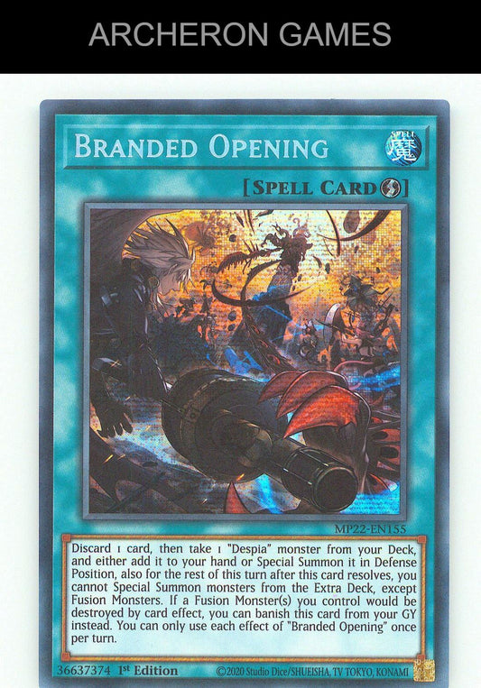Branded Opening SEC YUGIOH Card