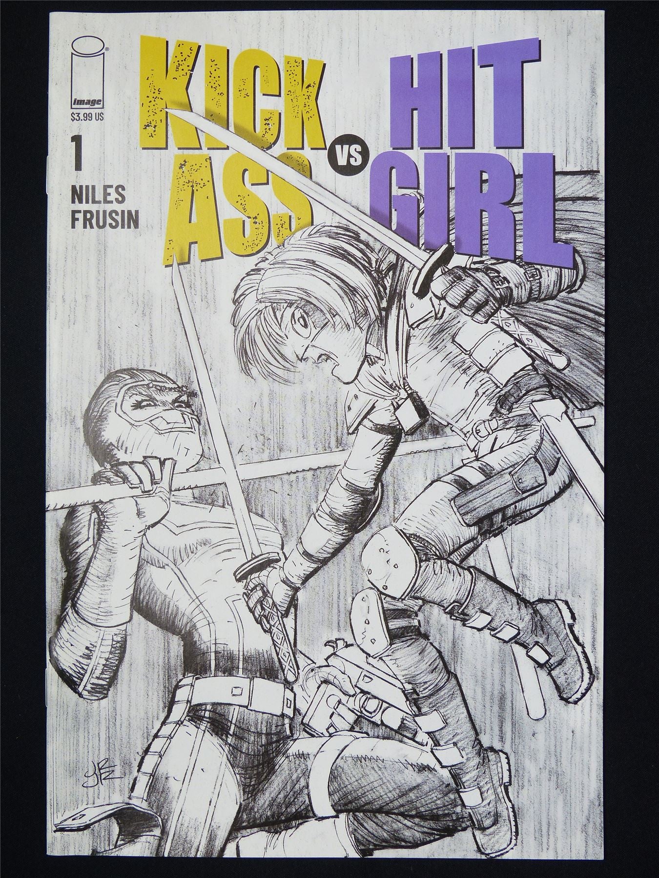 KICK Ass vs Hit Girl #1 Cvr B - B&B Image Comic #8CA