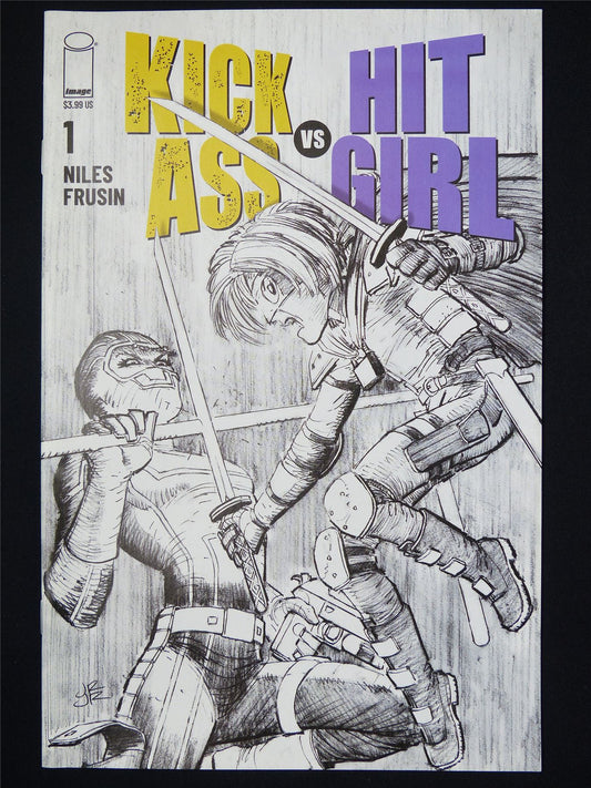 KICK Ass vs Hit Girl #1 Cvr B - B&B Image Comic #8CA