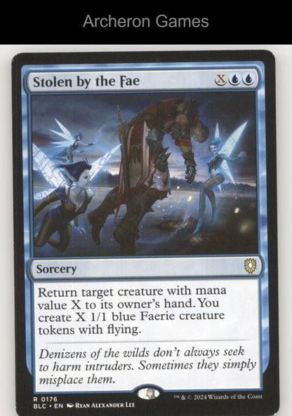 Stolen by the Fae 176 R MTG Card Commander: Bloomburrow