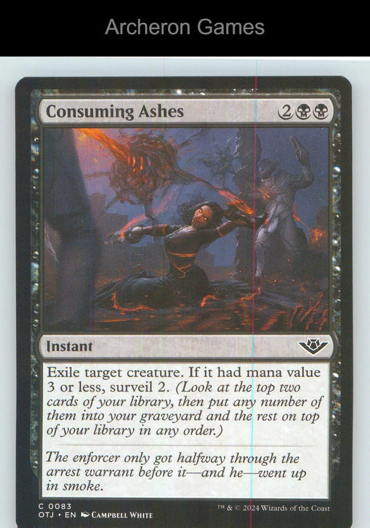 Consuming Ashes OTJ 83 C MTG Card NM/EX+