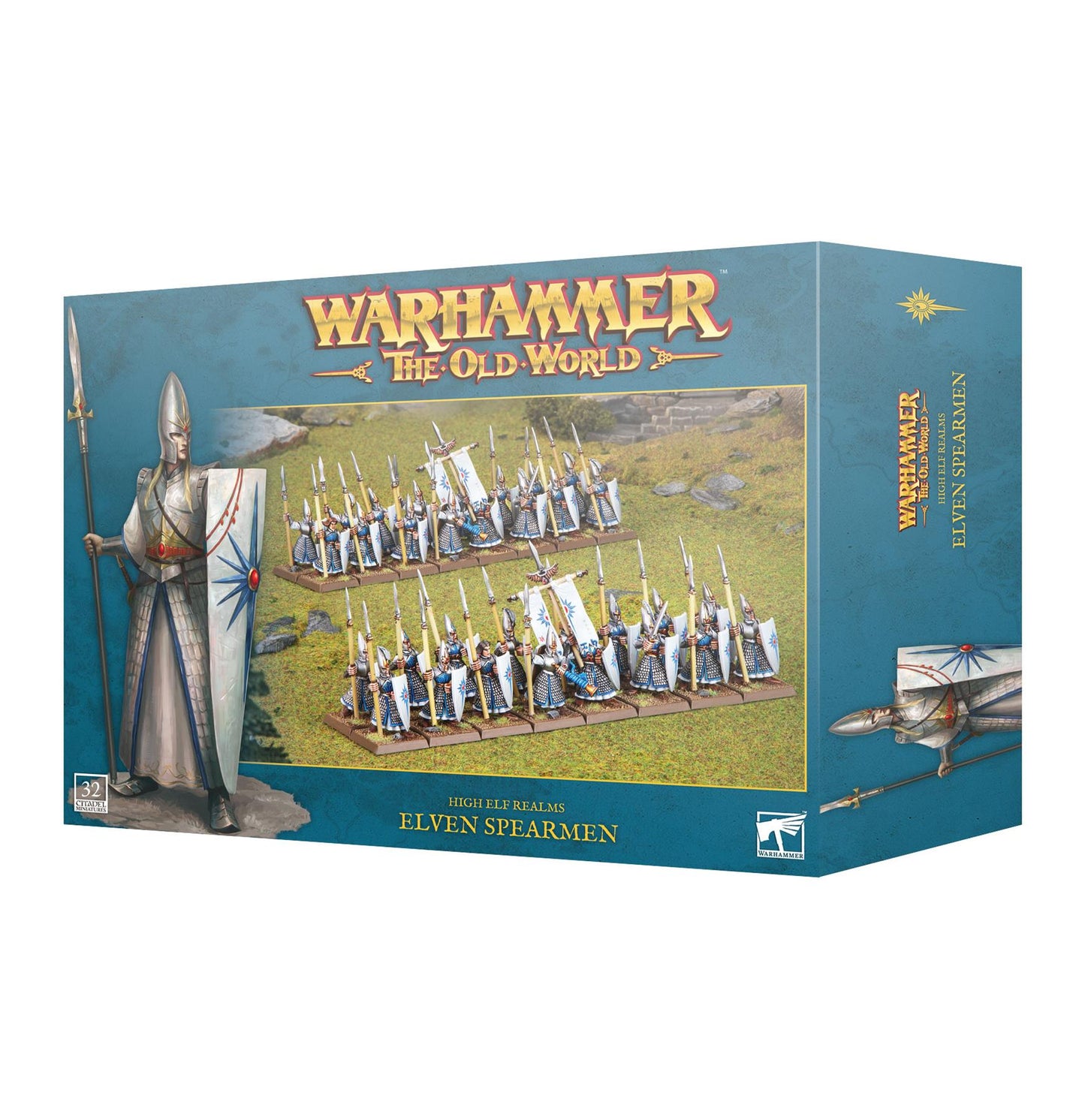 Eleven Spearmen - High Elf Realms - Warhammer Old World - Available from 03/05/25
