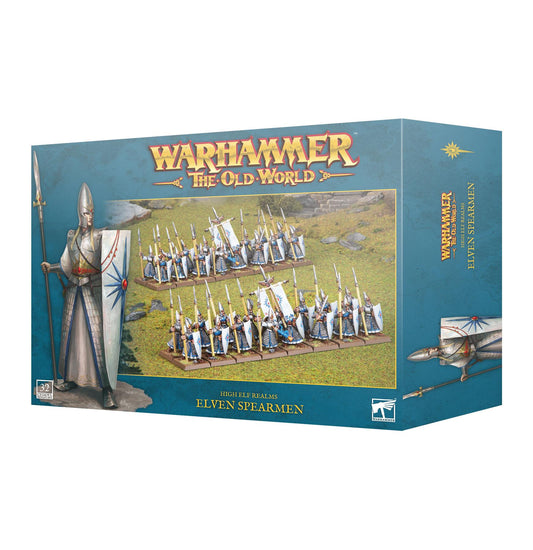 Eleven Spearmen - High Elf Realms - Warhammer Old World - Available from 03/05/25