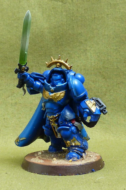 Captain in Gravis Armour painted - Space Marines - Warhammer 40K #6TN