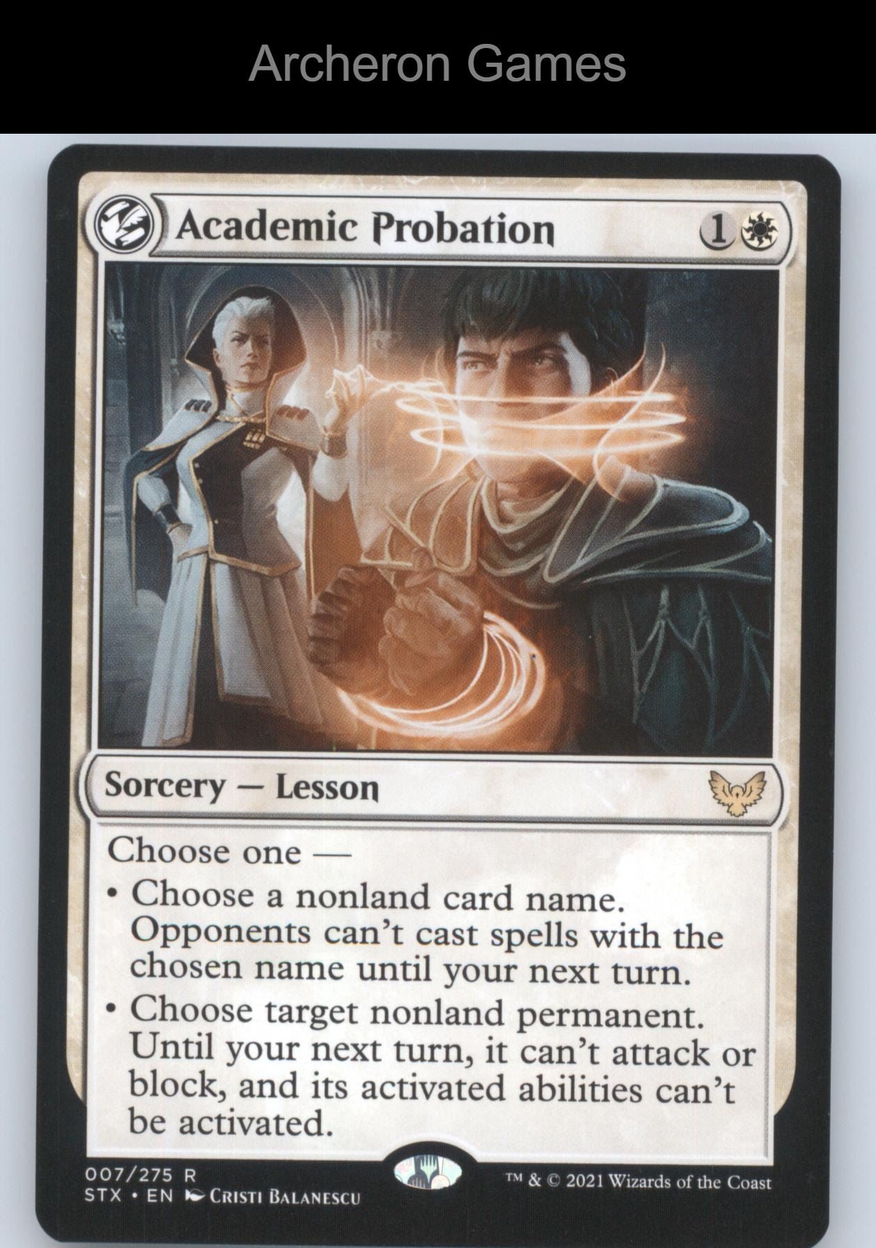 Academic Probation 7 R MTG Card Promo Pack: Strixhaven