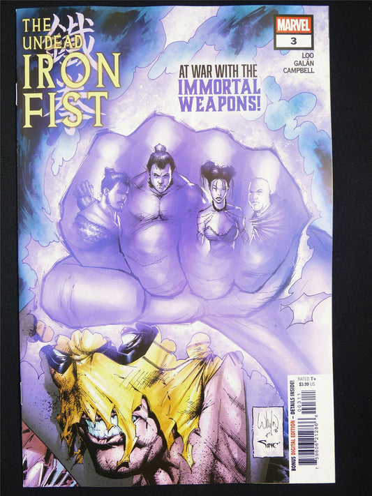The Undead IRON Fist #3 - Jan 2026 Marvel Comic #6NR
