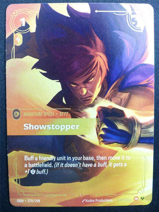 Showstopper 270/298 Epic Rare Foil - OGN - Riftbound Card #2D8
