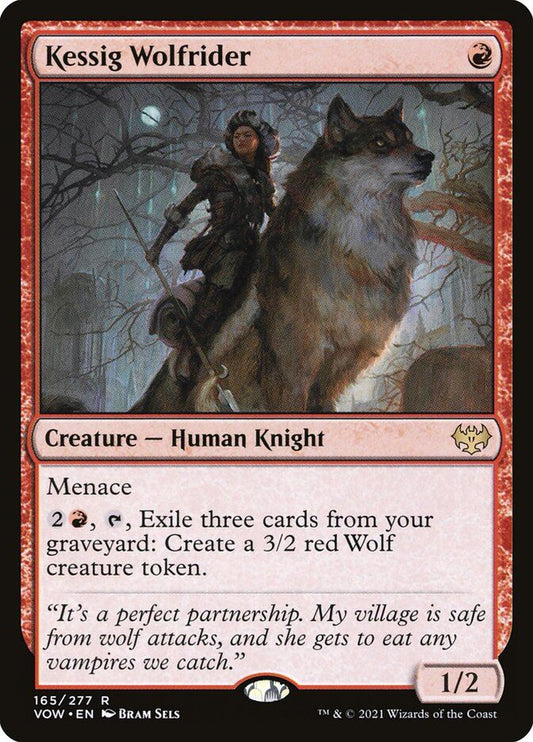 Mtg: VOW : Kessig Wolfrider -  - NM