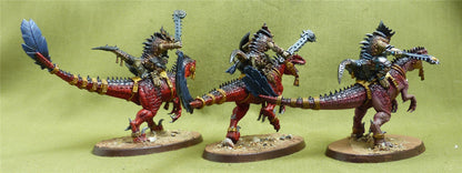 Aggradon Lancers painted - Seraphon - Warhammer AoS #YK