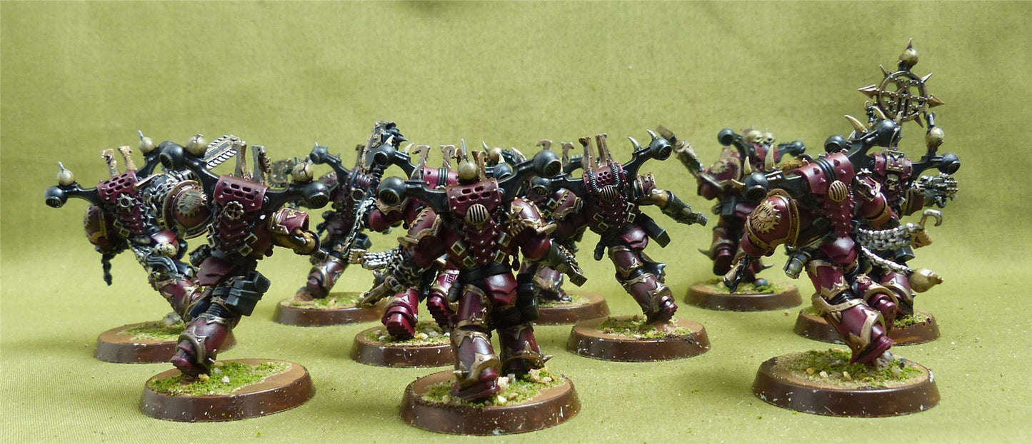 Khorne Berzerkers painted - World Eaters - Warhammer 40K #1QO