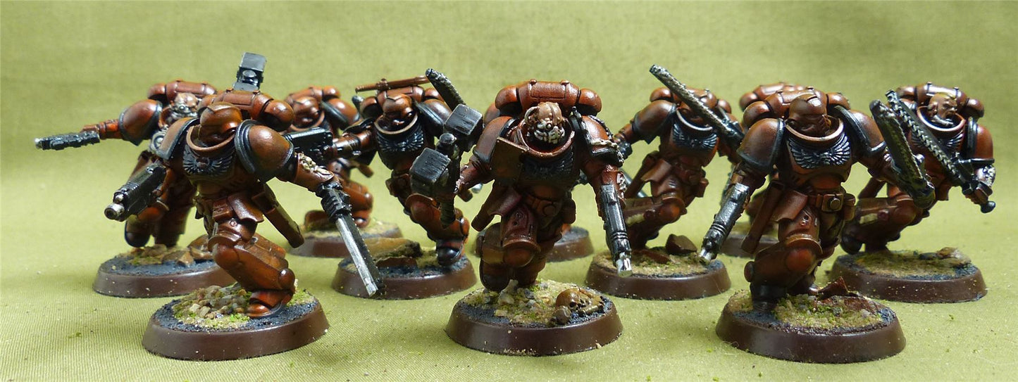 Assault Intercessor Squad painted - Space Marines - Warhammer 40K #1QW