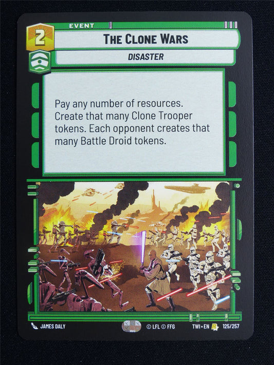 The Clone Wars 125/257 - Star Wars Unlimited Card #3TG