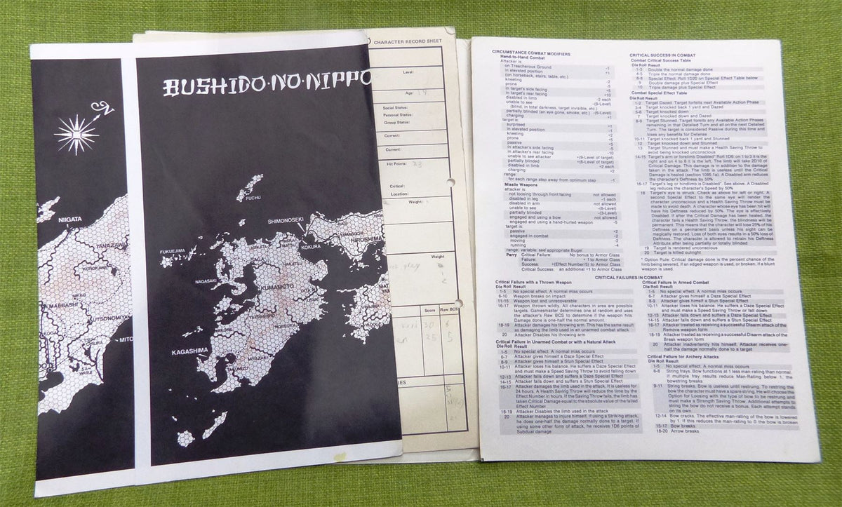 Bushido - Roleplay Adventure in Samurai Japan - Fantasy Games 6801 #6S