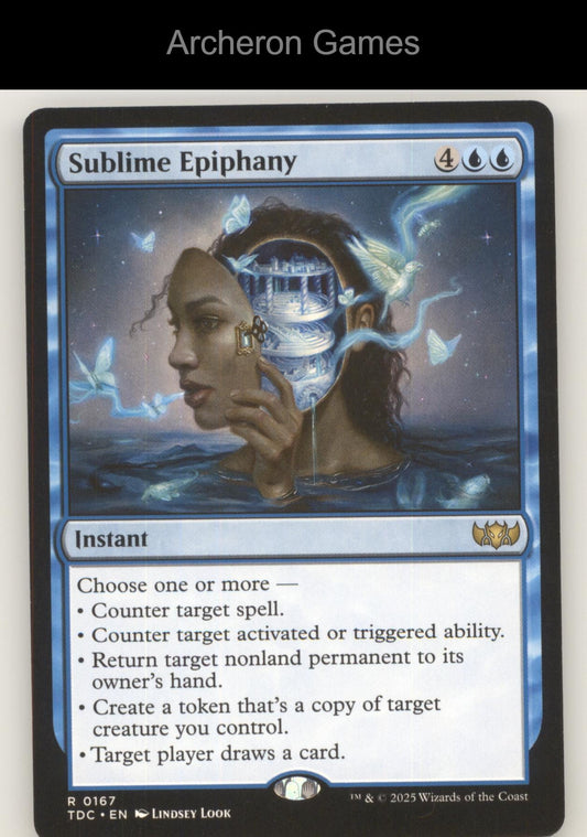 Sublime Epiphany 167 R MTG Card Commander: Tarkir: Dragonstorm