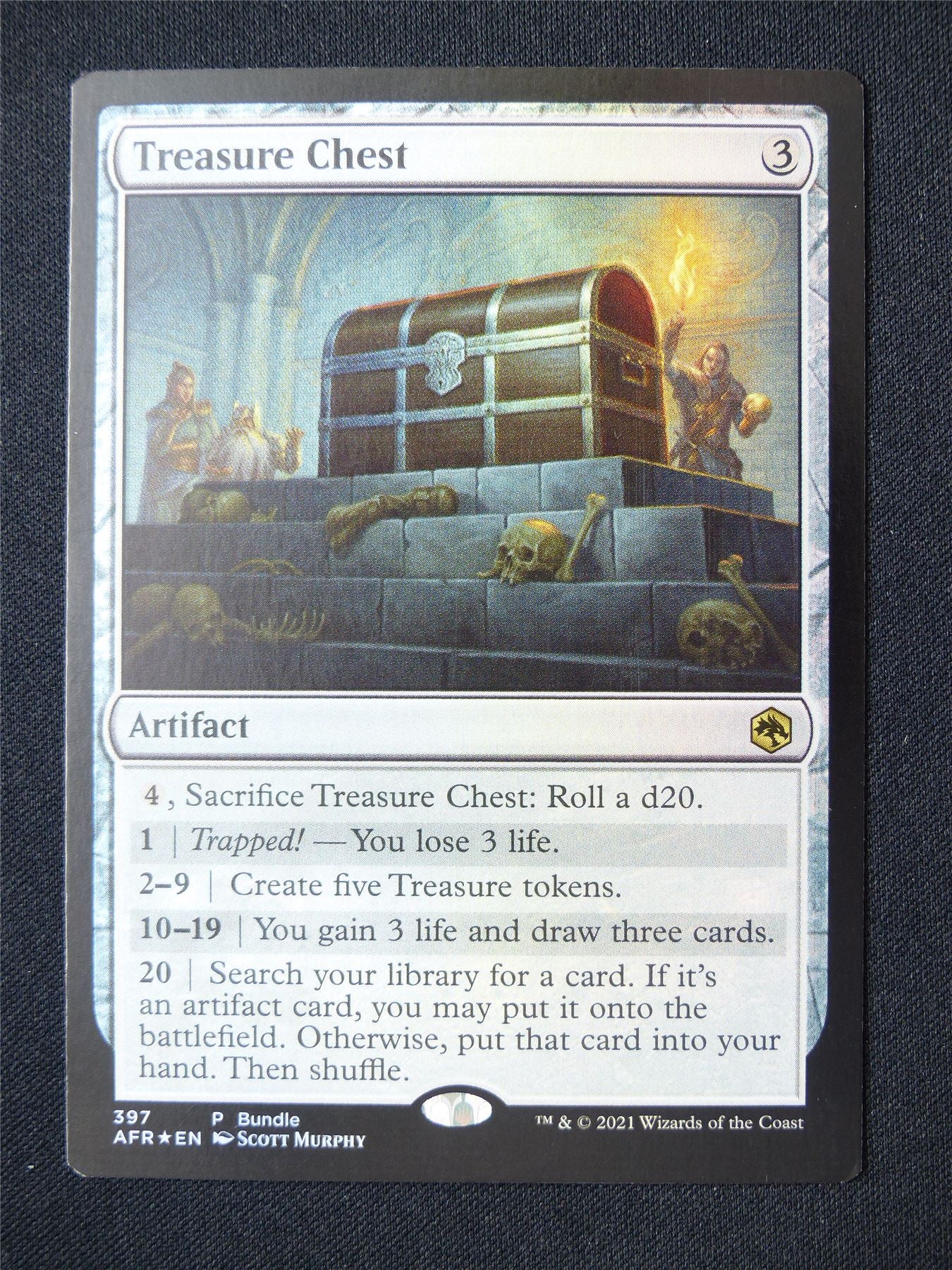 Treasure Chest Foil - AFR - Mtg Card #2OH