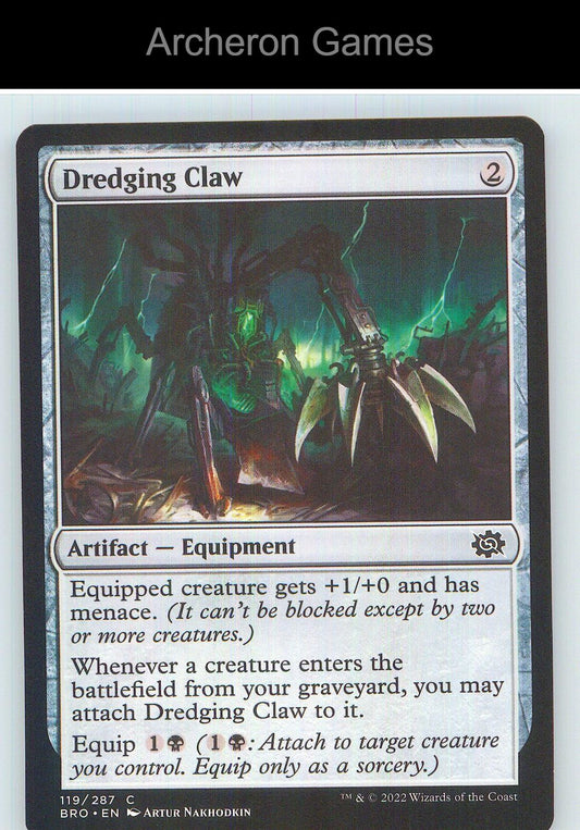 Dredging Claw BRO 119 C MTG Card NM/EX+