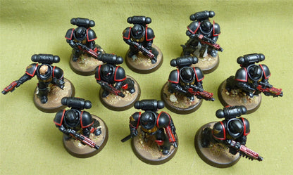 Intercessor Squad painted - Blood Angels - Warhammer 40K #3Z8