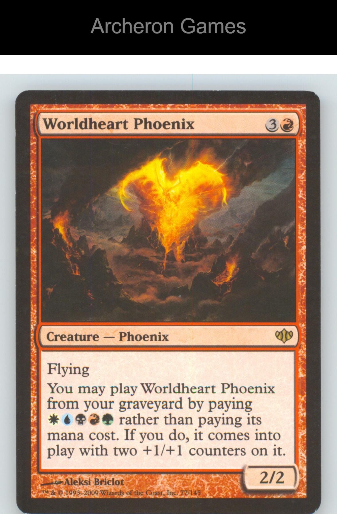 Worldheart Phoenix CON 77 R MTG Card NM/EX+