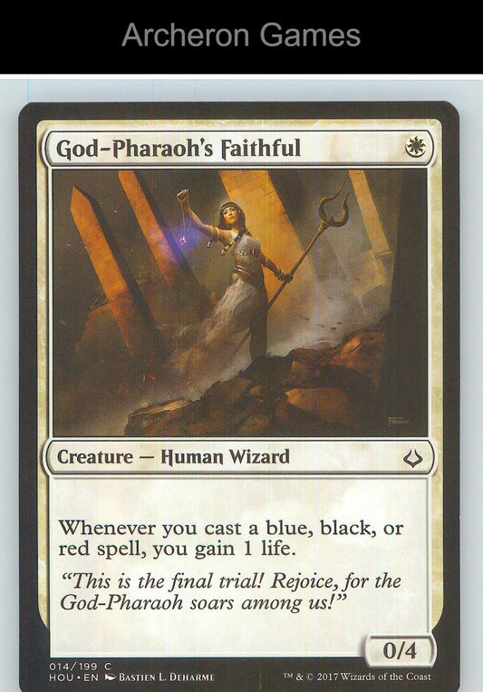 God-Pharaoh's Faithful HOU 14 C MTG Card NM/EX+