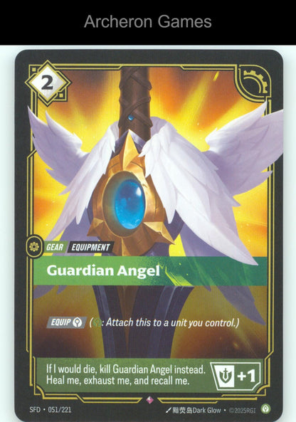 Guardian Angel SFD 051/221 R  Card Spiritforged