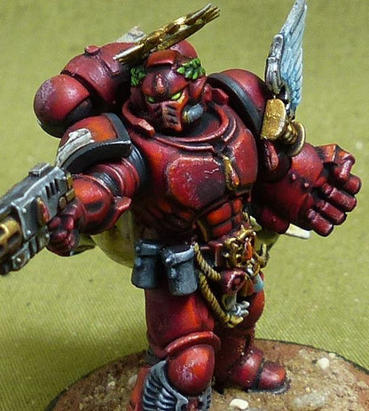 Space Marines Captain painted - Blood Angels - Warhammer 40K #5C5
