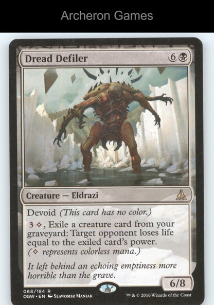 Dread Defiler 68 R MTG Card Oath of the Gatewatch