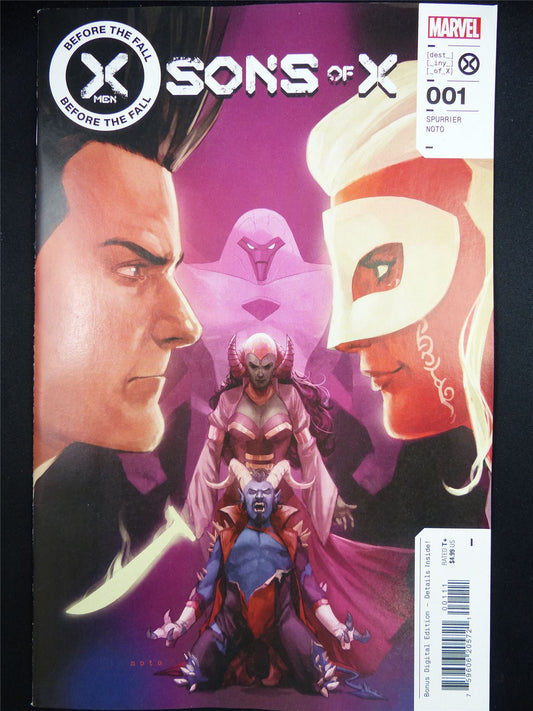 X-MEN: Before the Fall: Sons of X #1 - Sep 2023 Marvel Comic #25A