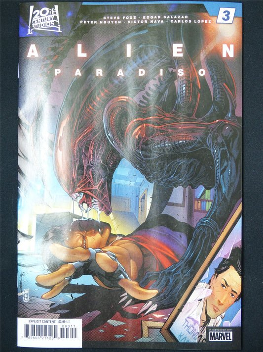 ALIEN Paradiso #3 - B&B Apr 2025 Marvel Comic #9IC