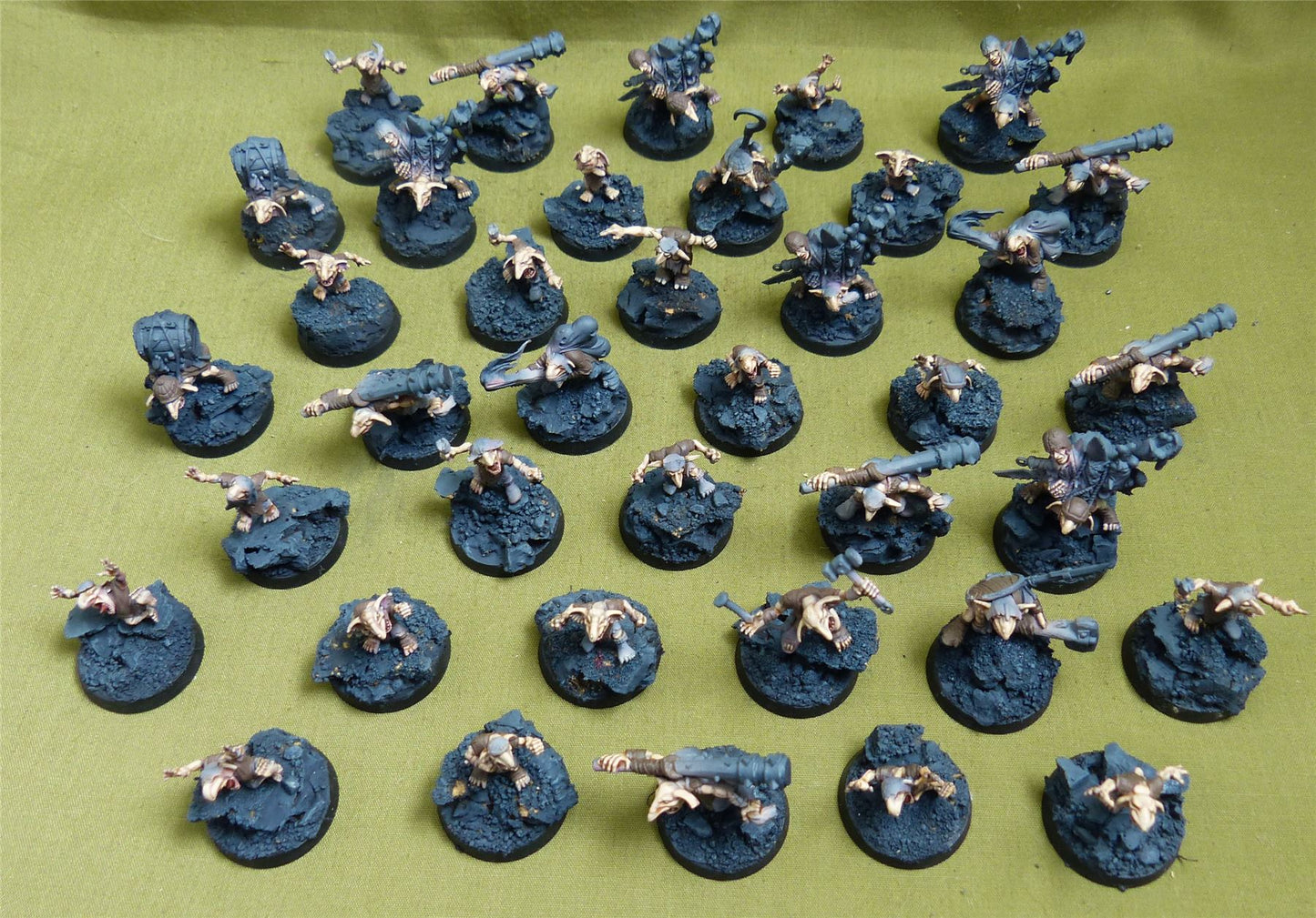 Gnoblars painted set of 38 - Ogor Mawtribes - Warhammer AoS #27G