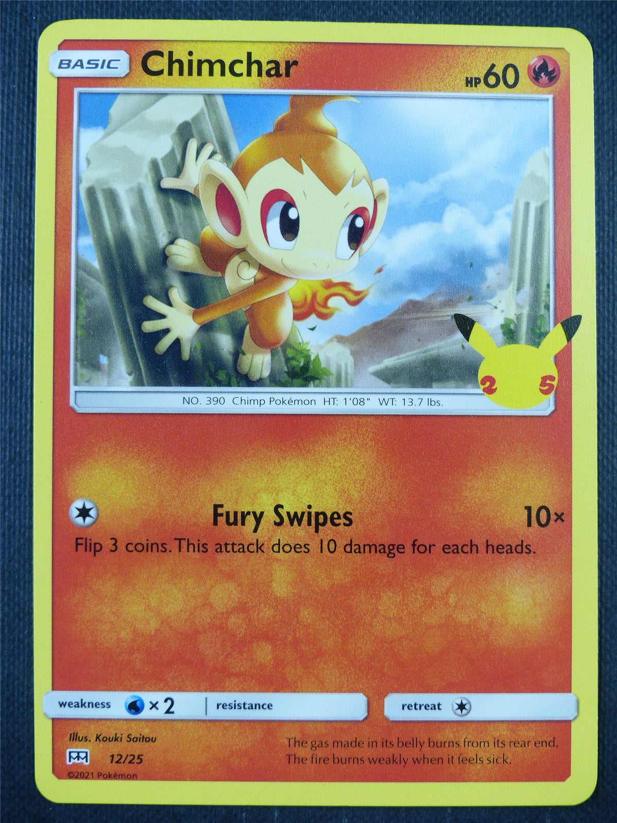 Chimchar 12/25 - Pokemon Card #8WT