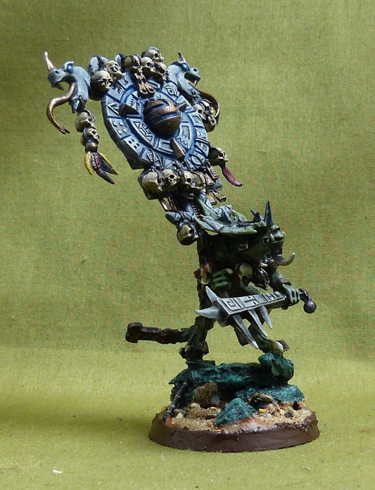 Saurus Astrolith Bearer painted - Seraphon - Warhammer AoS #2MD