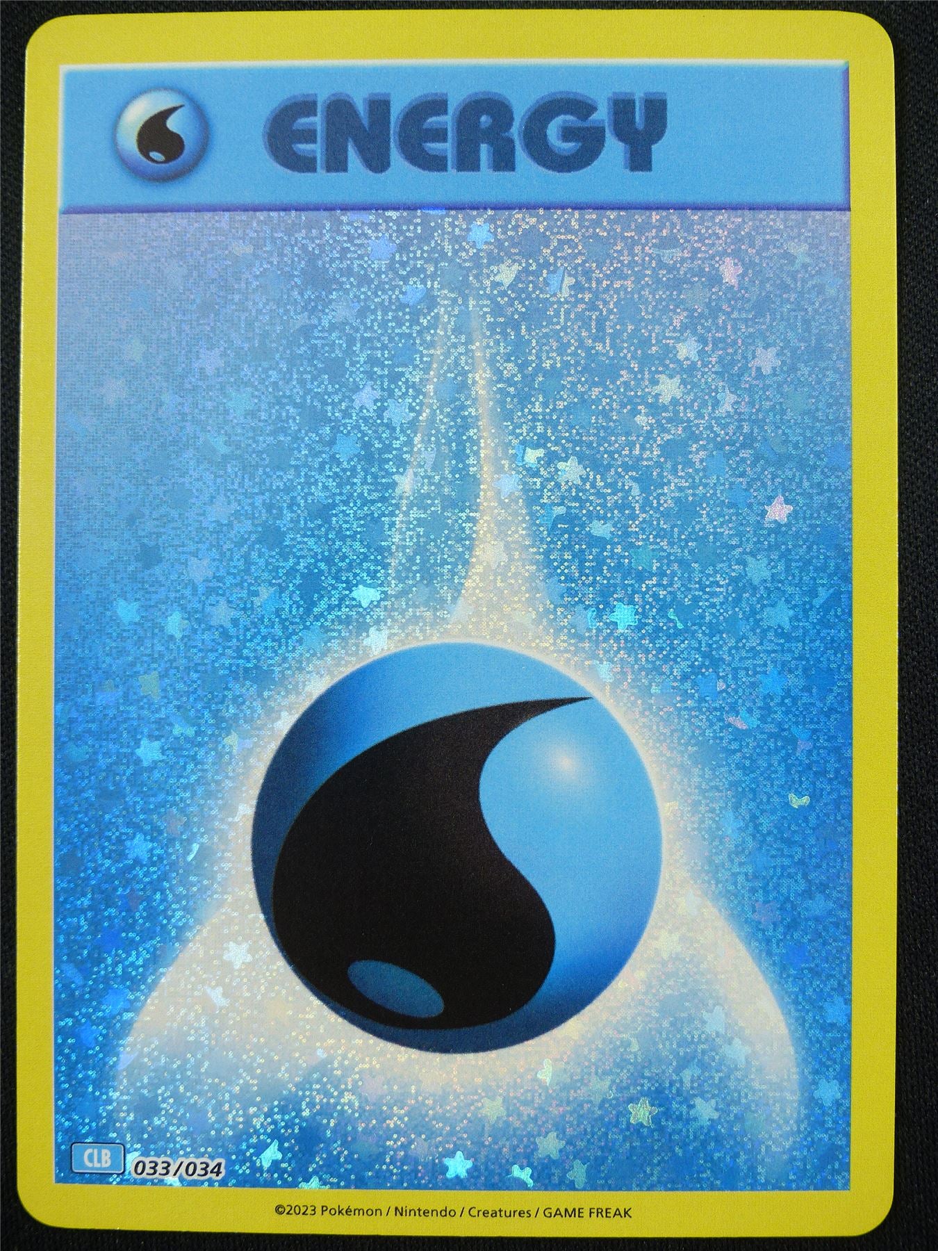 Water Energy 033/034 Holo CLB - Classic Pokemon Card #4CN