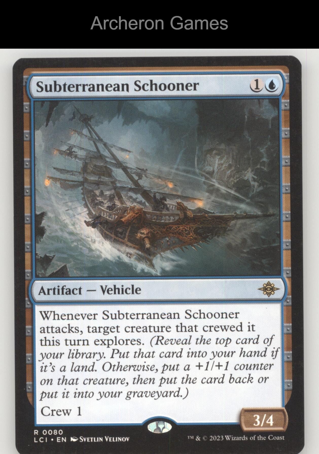 Subterranean Schooner 80 R MTG Card Promo Pack: The Lost Caverns of Ixalan