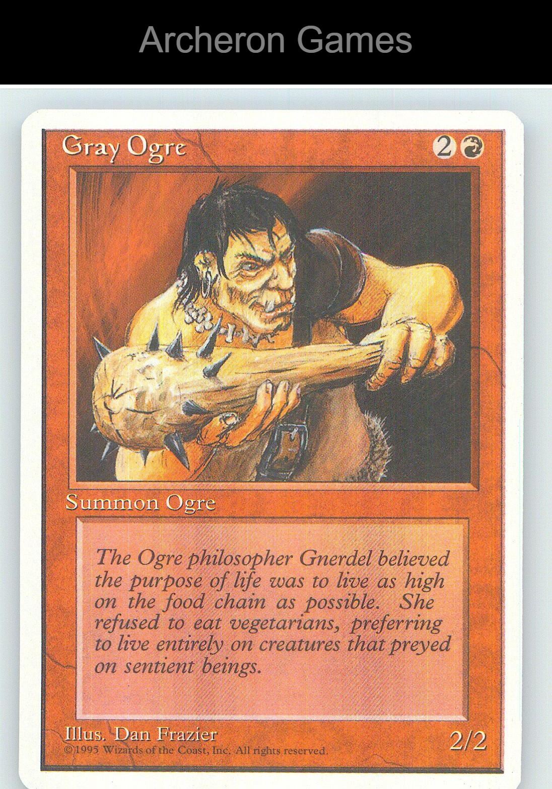 Gray Ogre 4ED C MTG Card NM/EX+
