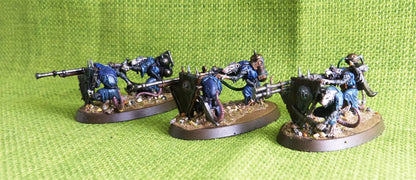 Skaven - Warplock Jezzails (x3) - Painted - Warhammer AoS 40k #FI