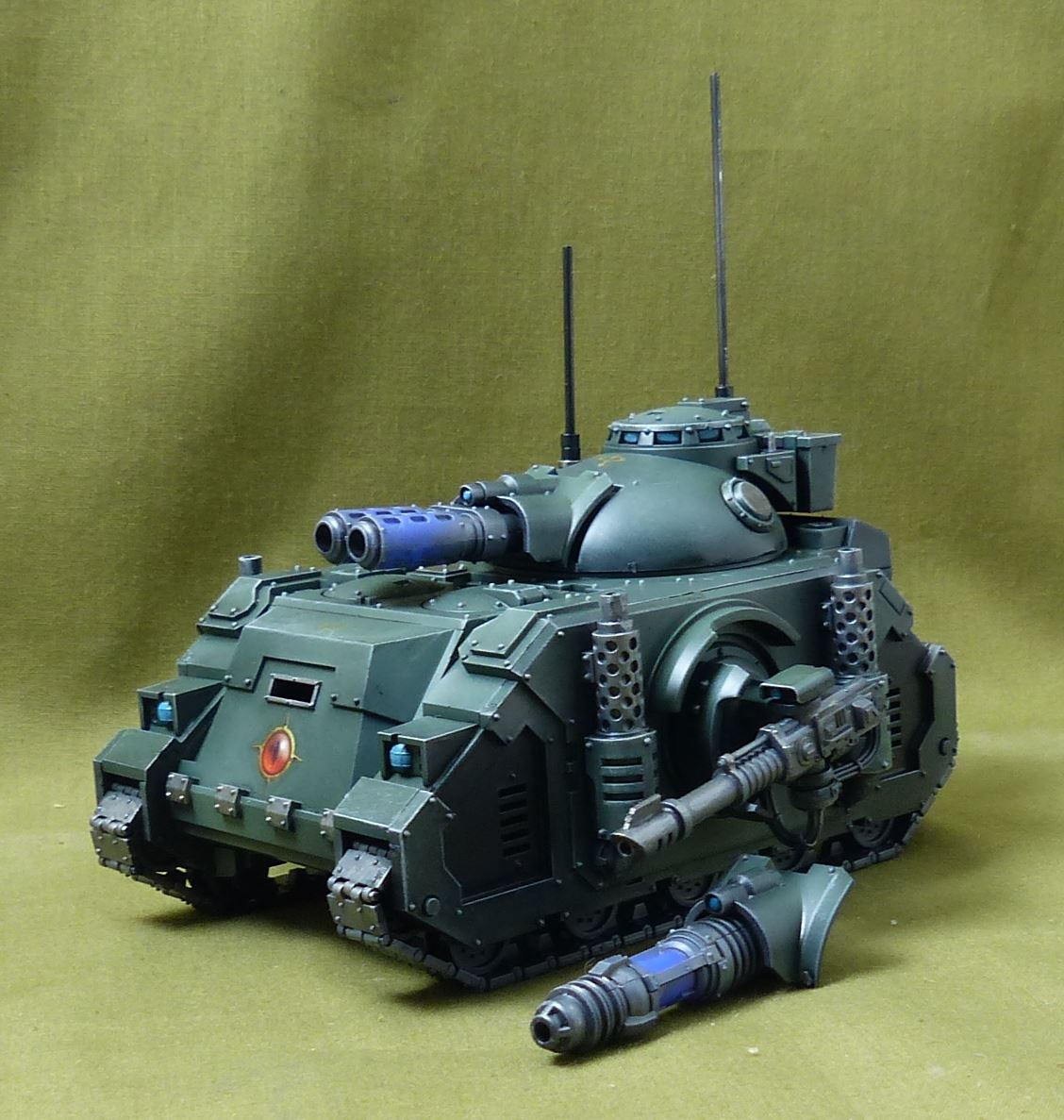 Deimos Pattern Predator Battle Tank Painted - Sons of Horus - Warhammer Horus Heresy #BF