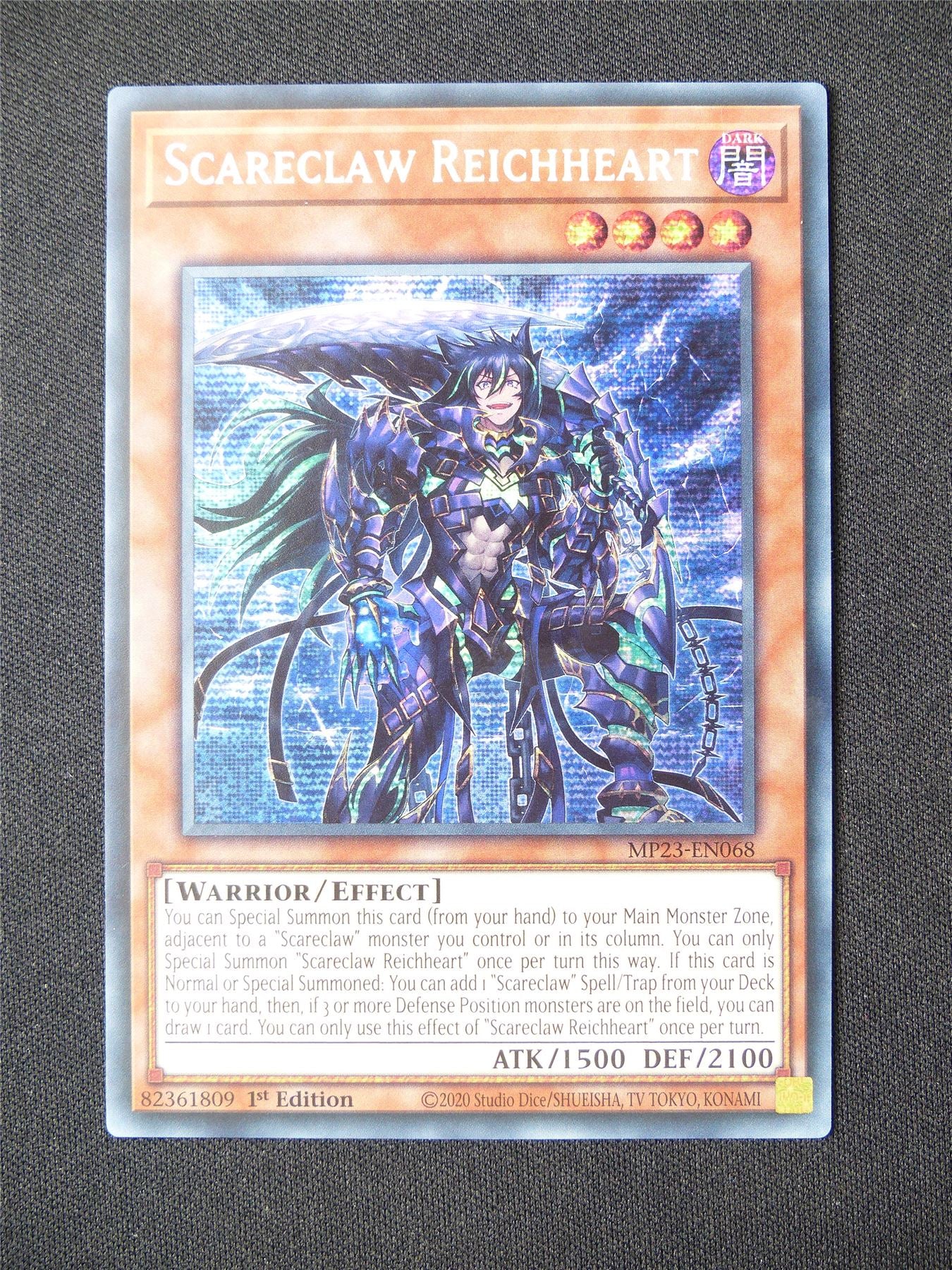 Scareclaw Reichheart MP23 Secret Rare - 1st ed Yugioh Card #6HV