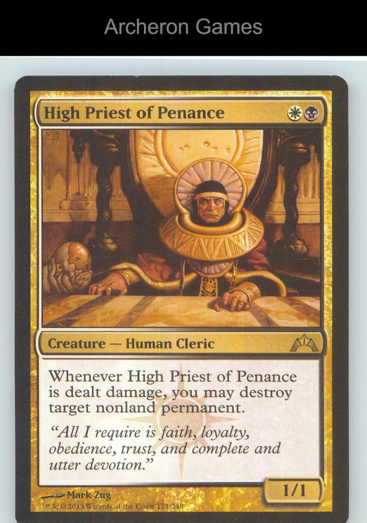 High Priest of Penance GTC 171 R MTG Card NM/EX+