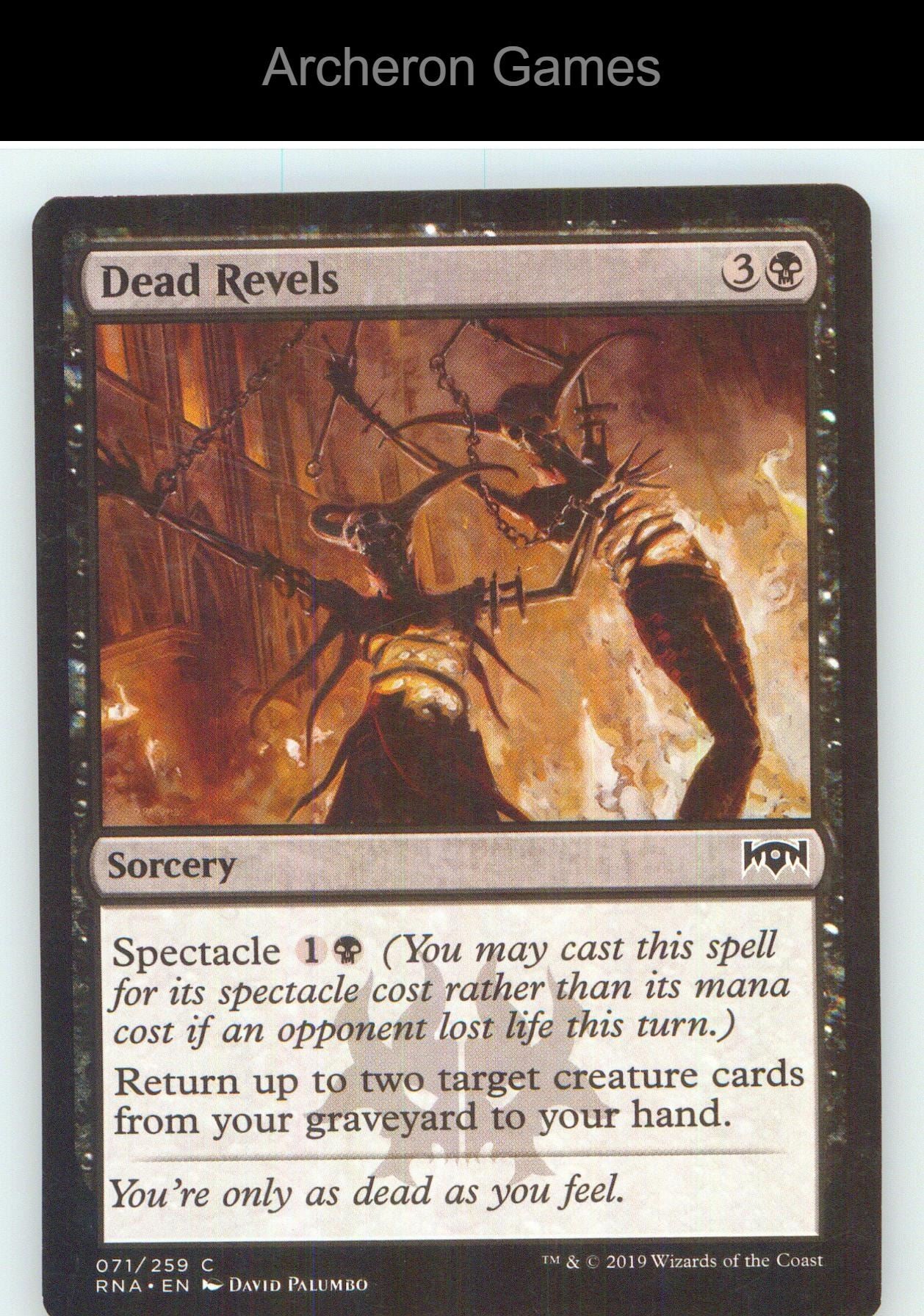 Dead Revels RNA 71 C MTG Card NM/EX+
