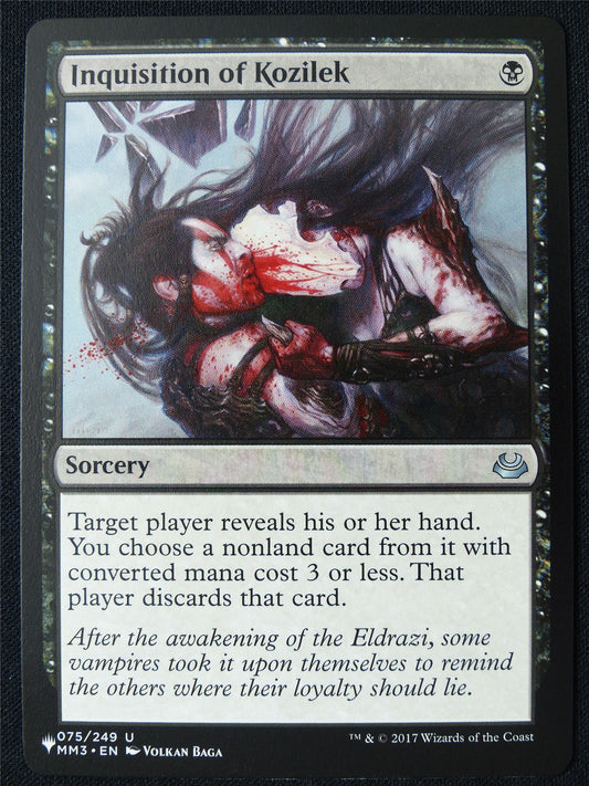 Inquisition of Kozilek - MM3 - Mtg Card #1H0